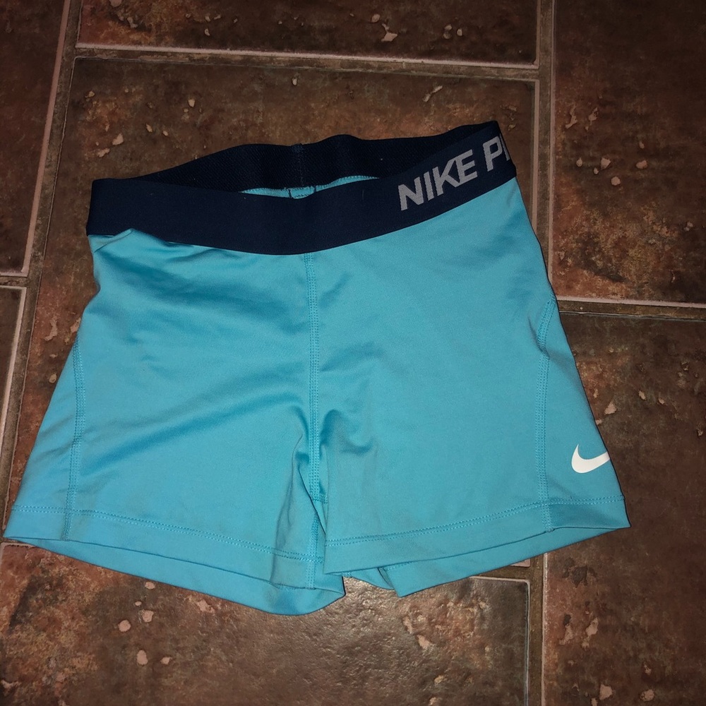 Blue nike pros